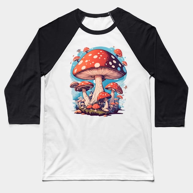 Fantasy illustration art Baseball T-Shirt by emofix